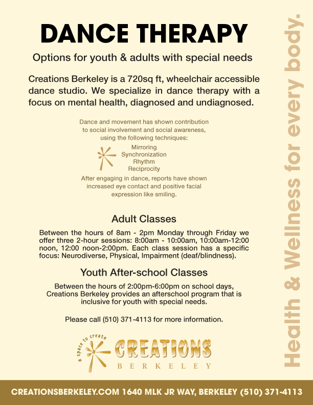 Dance Therapy Special Needs Classes & Programs